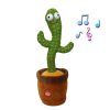 Electric Dancing Cactus Singing Holiday Gift Doll for Children with 120 English Songs