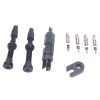 2 PCS 40mm French Tubeless Valve Stem with Repair Kit for Road Bike