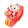 SKMEI 1748 Three-dimensional Cartoon Love-heart Bear LED Digital Display Electronic Watch for Children