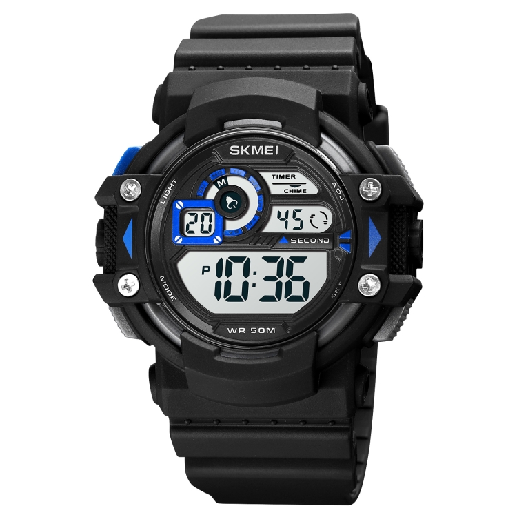 SKMEI 1778 Multifunction Dual Time Digital Display LED Luminous Men Sports Electronic Watch