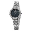 SKMEI 1799 Pearl Diamond Round Dial Stainless Steel Strap Quartz Watch for Ladies