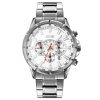 SKMEI 9241 Men Calendar Stopwatch Stainless Steel Strap Quartz Watch