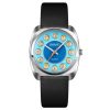 SKMEI Q029 Ladies Phone Number Pattern Dial Leather Strap Quartz Watch