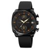 SKMEI 1903 Stainless Steel Buckle Silicone Strap Waterproof Quartz Watch