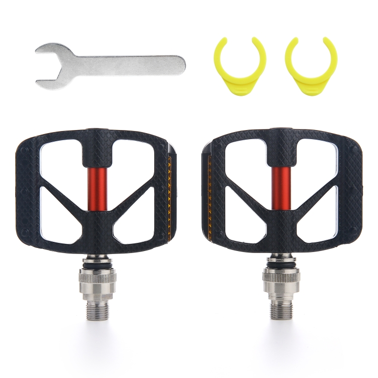 QR610 1 Pair Carbon Fiber Bicycle Quick Release Pedals