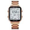 SKMEI 1888 Multifunctional Men 30M Waterproof Sports Stainless Steel Digital Wrist Watch