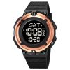 SKMEI 2010 Multifunctional Men 50M Waterproof Luminous Digital Wrist Watch