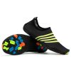 Printed Pattern Non-slip Rubber Thick Bottom Beach Shoes Swimming Shoes Diving Socks for Men, A Pair