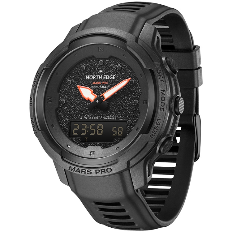 NORTH EDGE MarsPro Carbon Fiber Outdoor Sports Multifunctional Electronic Watch
