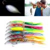 HENGJIA Octopus Shape Artificial Fishing Lures Bionic Fishing Bait with Hooks, Length: 14 cm, Random Color Delivery