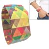 Multicolored Triangle Pattern Creative Fashion Waterproof Paper Watch Intelligent Paper Electronic Wristwatch