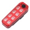 QZ-W007 8 x SMD Rechargeable Monochromatic Bicycle Safety Warning Tail Light