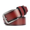 Dandali L8023 Men Casual Antique Pin Buckle Leather Belt Waistband, Length: 110-125cm