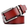 Dandali L8039 Men Casual Antique Pin Buckle Leather Belt Waistband, Length: 110-125cm