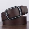 Dandali YY25 Men Fashion Retro Buckle Leather Belt Waistband, Length: 110cm