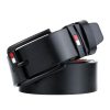 Dandali L8031 Men Casual Antique Buckle Leather Belt Waistband, Size: 110-125cm