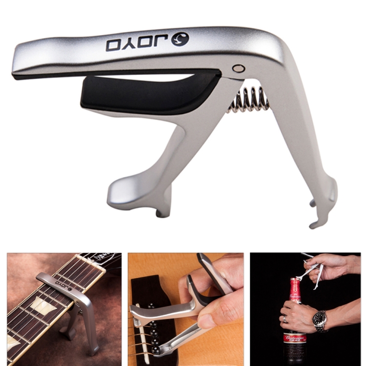 JOYO JCP-02 Guitar Capo Aluminum Alloy Opener Guitar Capo Quick Change Guitar Tuner Clamp Key
