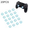 20 PCS Luminous Silicone Protective Cover for PS4 / PS3 / PS2 / XBOX360 / XBOXONE / WIIU Gamepad Joystick