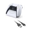 DOBE TP5-0537B Gamepad Controller Holder with Cable For PS5