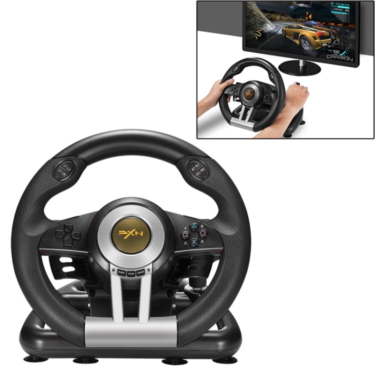 PXN-V3 Racing Game Steering Wheel for PC / PS3 / 4 / xbox one / switch