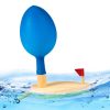 Baby Toys Wooden Balloon Boat Balloon Powered Boat Child Wooden Bath Toys