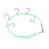 HENGJIA 32cm/7g Fishing Knife Fish Wire Luminous Night Light Octopus Squid Hook 5 Hooks
