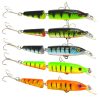 HENGJIA 5 PCS 10.5cm 9.6g 2-section Plastic Hard Baits Fishing Lures Set Tackle Baits