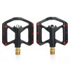 1 Pair B251C Road Bike Carbon Fiber + Titanium Axle Pedals