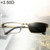 Dual-purpose Photochromic Presbyopic Glasses, +3.50D