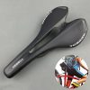 TOSEEK Road Bike Carbon Fiber Seat Bicycle Hollow Seat Saddle, 3K Texture + Extinction