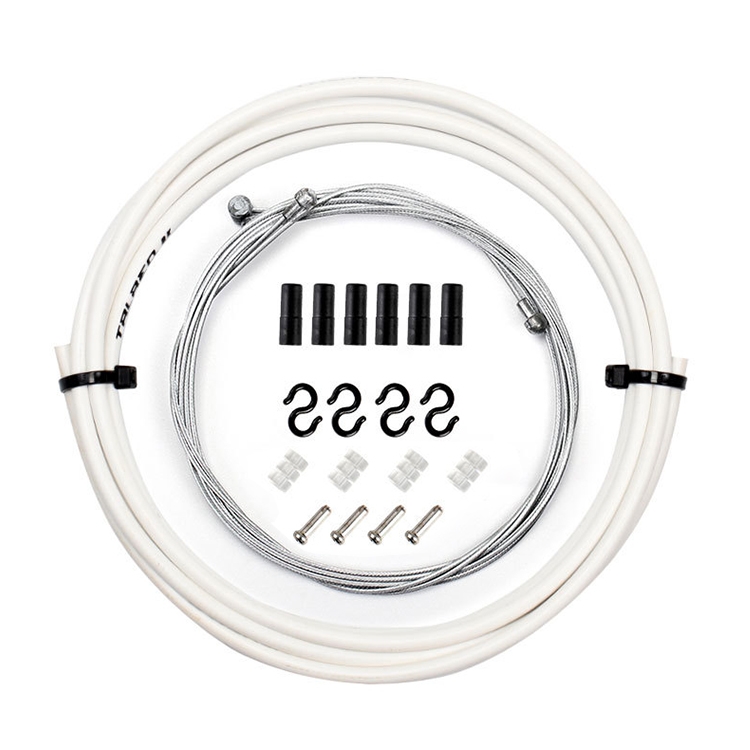 7 in 1 Mushroom Head PVC Brake Cable Tube Set for Road Bike