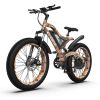 AOSTIRMOTOR 1500W 48V 15AH Aluminium Electric Bike with 26 inch Tires for Adults