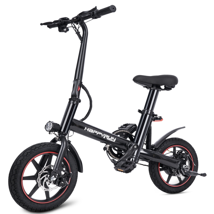 HAPPYRUN HR-X40 350W 36V / 6AH Electric Bicycle with 14 inch Tires, EU Plug