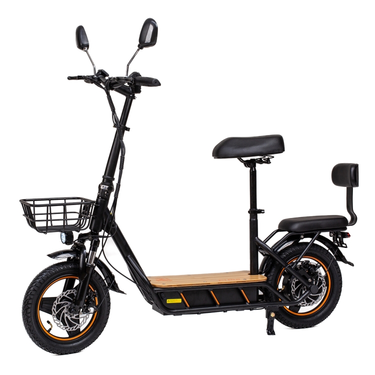 KuKirin C1 Pro 500W 48V 26Ah Electric Offroad Scooter with 14 inch Tires & Rear Seat, EU Plug