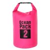 Outdoor Waterproof Bag Dry Sack PVC Barrel Bag, Capacity: 2L
