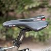 BaseCamp BC-651 Road Bike Leather Seat Bicycle Hollow Seat Saddle