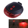 Bicycle LED Light Laser Night Mountain Bike Tail Light Taillight MTB Safety Warning Bicycle Rear Light Lamp Bycycle Light