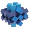 Intelligence Wooden Pull-Apart IQ Puzzle Magic Cube Toy