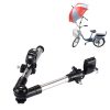 Universal Foldable Adjustable Stainless Steel Cycling Umbrella Bracket Holder Angle Adjustable Mount Stand for Bike Motorcycle