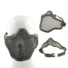 Half Face Net Mesh Style Protection Mask with Elastic Strap