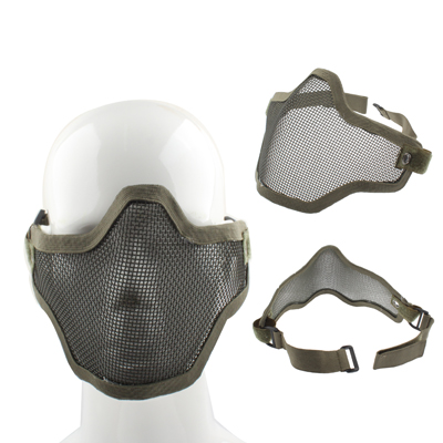 Half Face Net Mesh Style Protection Mask with Elastic Strap