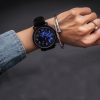 Waterproof Retro PU Leather Strap Quartz Watch