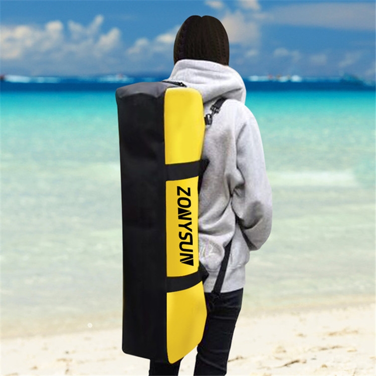 ZONYSUN Shoulder Outdoor Waterproof Bag Diving Long Fins Bag Dry Wet Separation Waterproof Bag