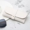 Fashion Portable Glasses Case Magnetic PU Leather Foldable Glasses Box for Eyeglass Oversize Sunglasses