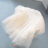 Summer Girls Mesh Tutu Puff Sleeve Dress