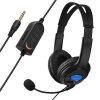 Bilateral Large Headphones PS4 Host Internet Voice Chat Headset for PS4