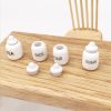 3 Sets 1:12 Mini Doll House Dollhouse Miniatures Furniture Food Play Tea Salt Jar 4 PCS / Set