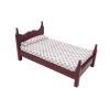 1:12 Mini House Toy Pocket Furniture Simulation Single Bed