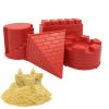 4 PCS Children Educational Toys Castle Molds Play Sand Tools