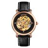 SKMEI 9229 Men Automatic Skeleton Mechanical Watch Thorough Bottom Student Watch